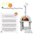 Hyxion Pizza Oven outdoor kitchen grill gas 2-3 People grill electrical bbq grill with bbq tools